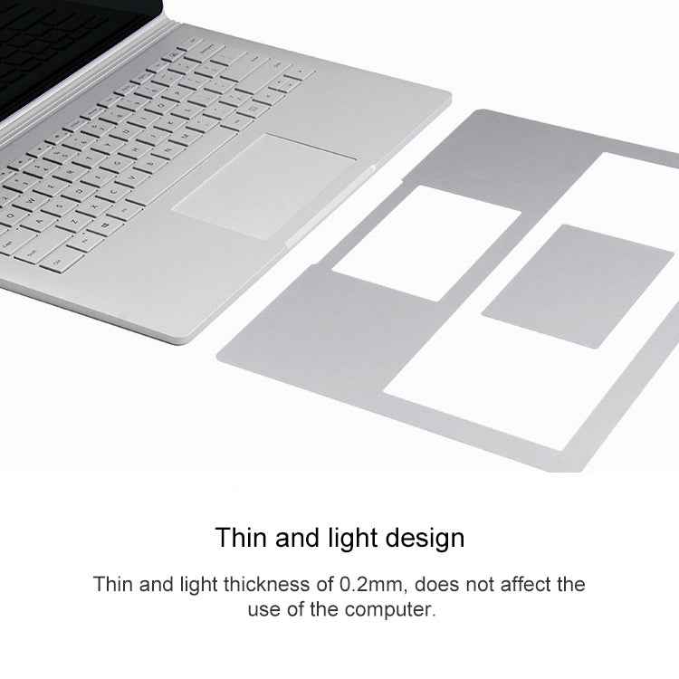 4 in 1 Notebook Shell Protective Film Sticker Set for Microsoft Surface Book 13.5 inch