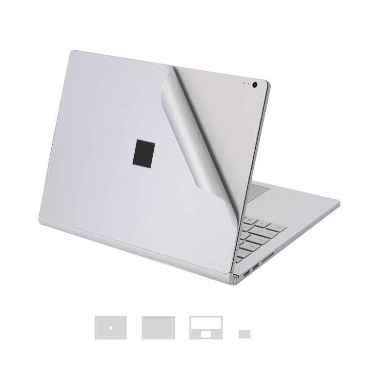 4 in 1 Notebook Shell Protective Film Sticker Set for Microsoft Surface Book 13.5 inch