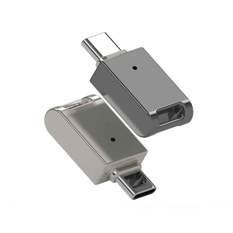 64GB USB-C / Type-C Zinc Alloy USB Flash Drive with Keychain