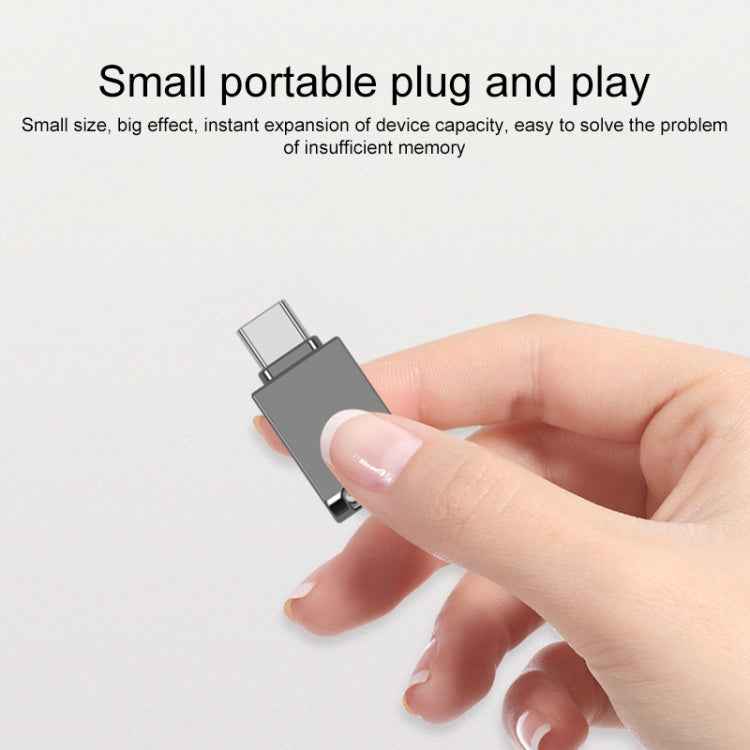 64GB USB-C / Type-C Zinc Alloy USB Flash Drive with Keychain