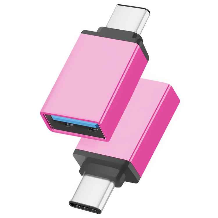 Aluminum Alloy USB-C / Type-C 3.1 Male to USB 3.0 Female Data / Charger Adapter