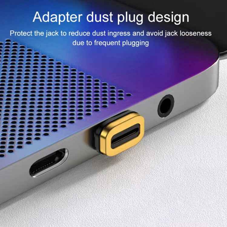 100W USB-C / Type-C Male to Female Elbow Magnetic Charging Adapter