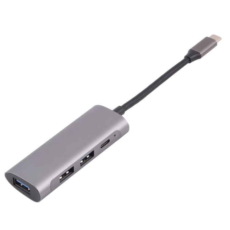 T-811 4 in 1 USB-C / Type-C to 3 USB 3.0 + USB-C / Type-C Ports HUB Docking Station