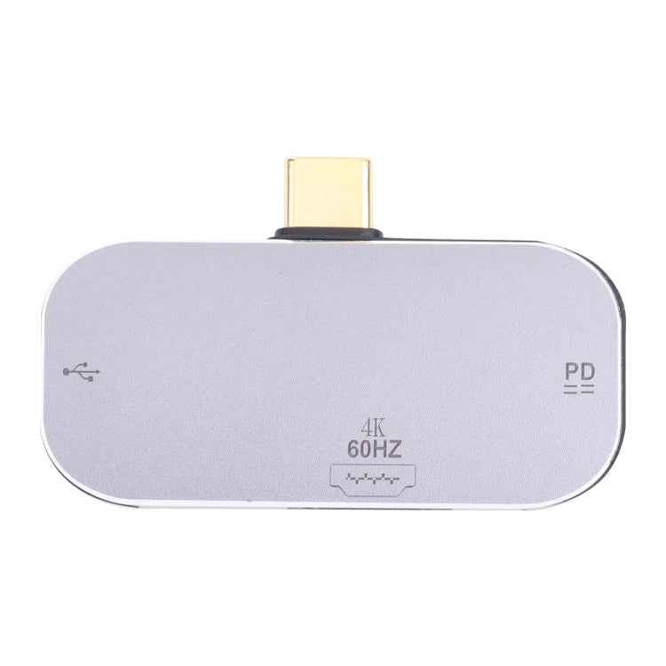 3 in 1 USB-C / Type-C Male to Dual USB-C / Type-C + 4K 60Hz HDMI Female Adapter