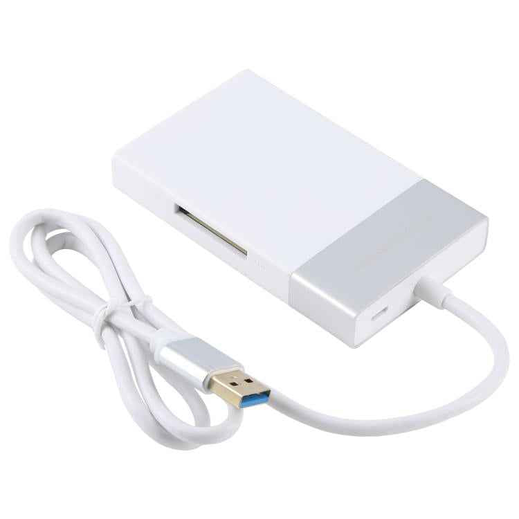 6 In 1 Multi-function Dual USB 3.0 + XQD + CF + TF + SD Card Reader