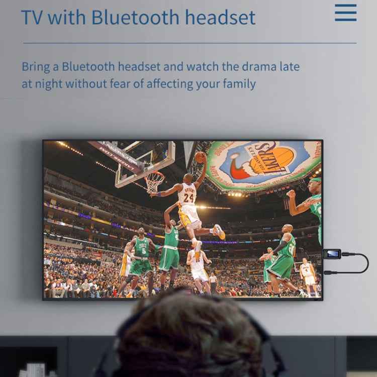 T11B 2 in 1 USB Bluetooth 5.0 Transmitter & Receiver Audio Adapter with LCD Screen