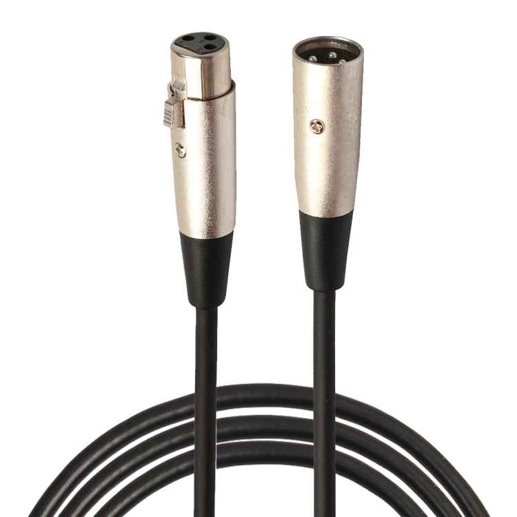1.8m 3-Pin XLR Male to XLR Female MIC Shielded Cable Microphone Audio Cord, Length: 1.8m