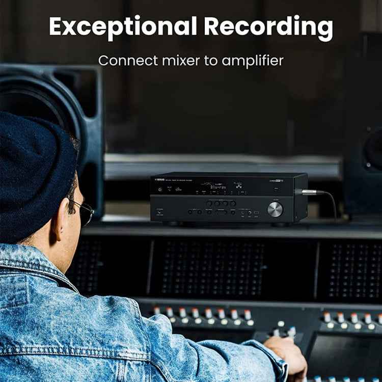 1.8m 3-Pin XLR Male to XLR Female MIC Shielded Cable Microphone Audio Cord