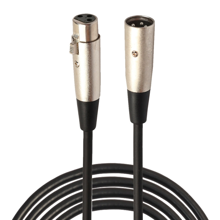 3m 3-Pin XLR Male to XLR Female MIC Shielded Cable Microphone Audio Cord, Length: 3m