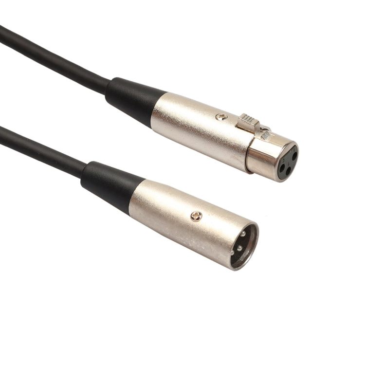 3m 3-Pin XLR Male to XLR Female MIC Shielded Cable Microphone Audio Cord, Length: 3m