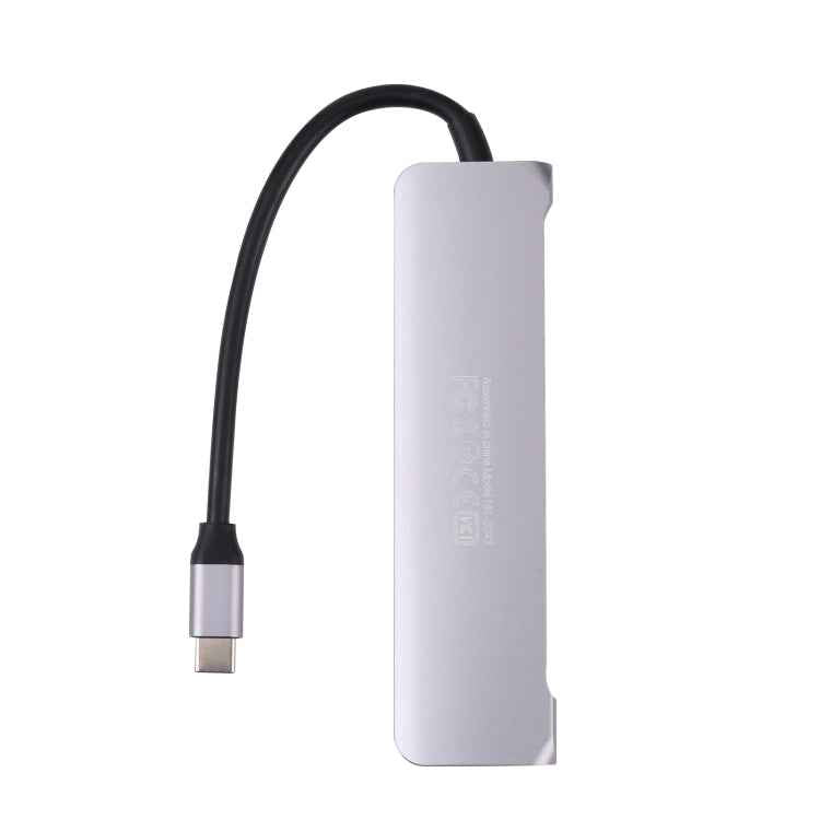 6 In 1 Multi-function Type-C / USB-C Adapter Docking Station