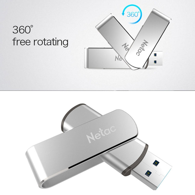 Netac U388 64GB USB 3.0 Twister Secure Encryption Flash Disk, U388 64GB
