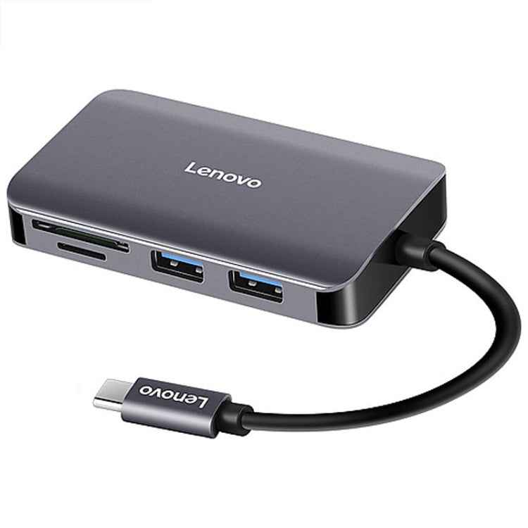 Lenovo F1-C08 8 In 1 Type-C / USB-C to HDMI Multi-function Converter Hub