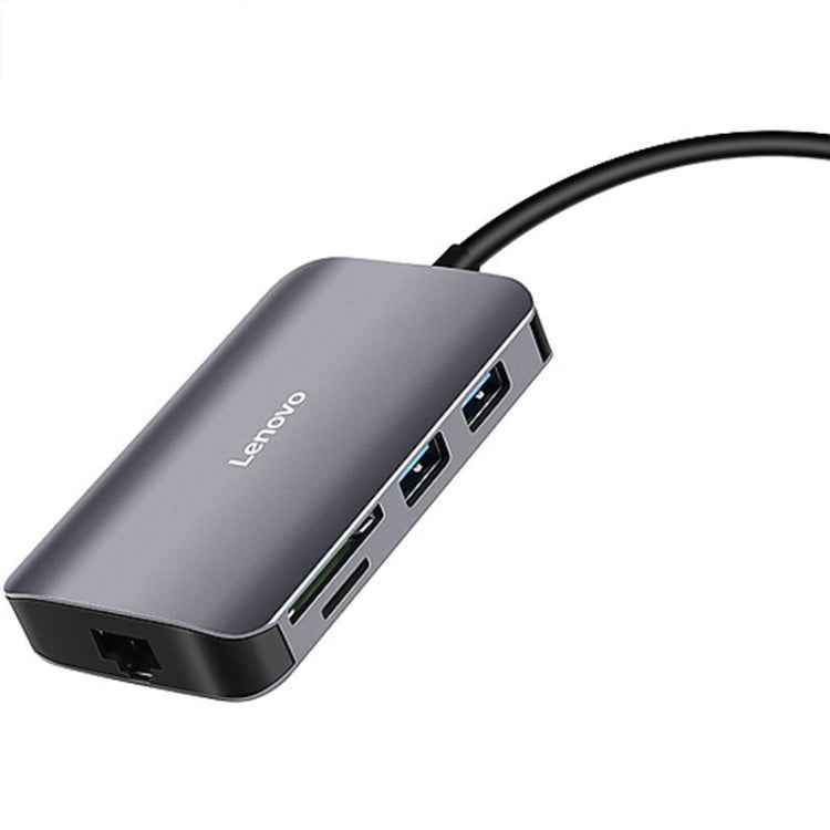 Lenovo F1-C08 8 In 1 Type-C / USB-C to HDMI Multi-function Converter Hub