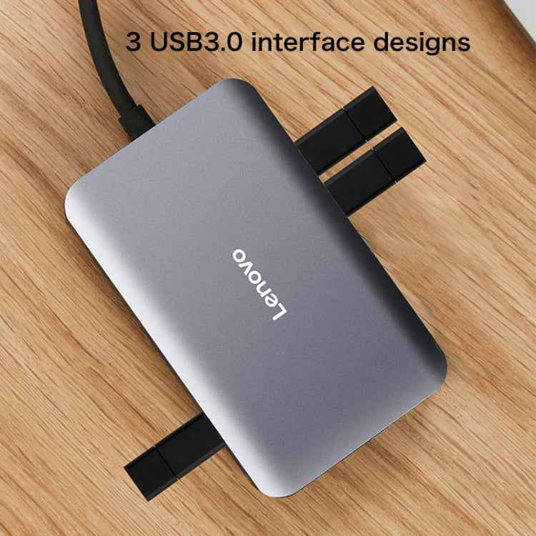 Lenovo F1-C08 8 In 1 Type-C / USB-C to HDMI Multi-function Converter Hub