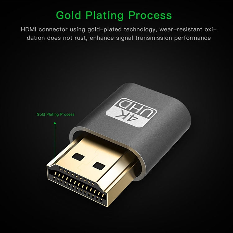 VGA Virtual Display Adapter HDMI 1.4 DDC EDID Dummy Plug Headless Display Emulator, Gold, Red, Silver, Pink, Grey