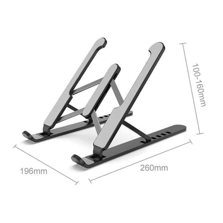 Laptop Stand Desktop Raise Bracket Cooling Base Lifting Holder Foldable, Pro-8