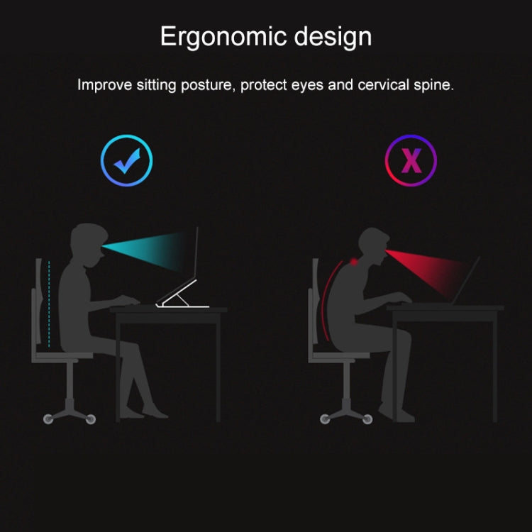 Laptop Stand Desktop Raise Bracket Cooling Base Lifting Holder Foldable