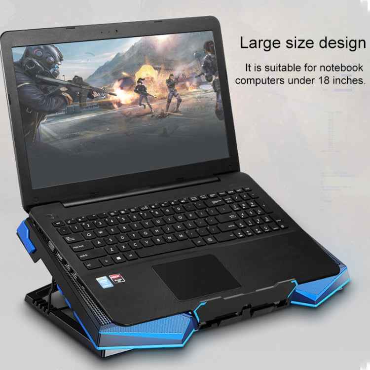 dual USB Ports Five-core Radiator Notebook Computer Holder