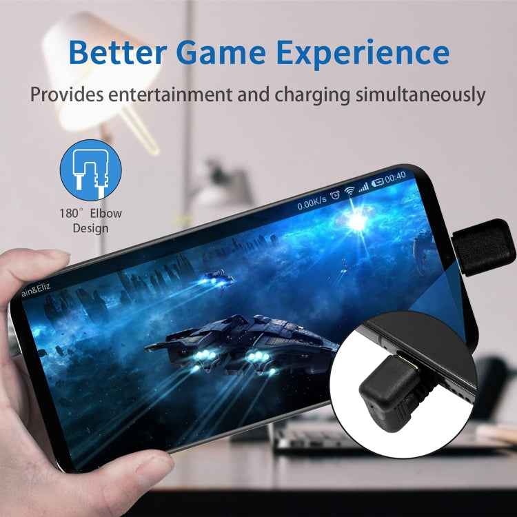 U-shaped USB-C / Type-C Male to Female Extension Cable