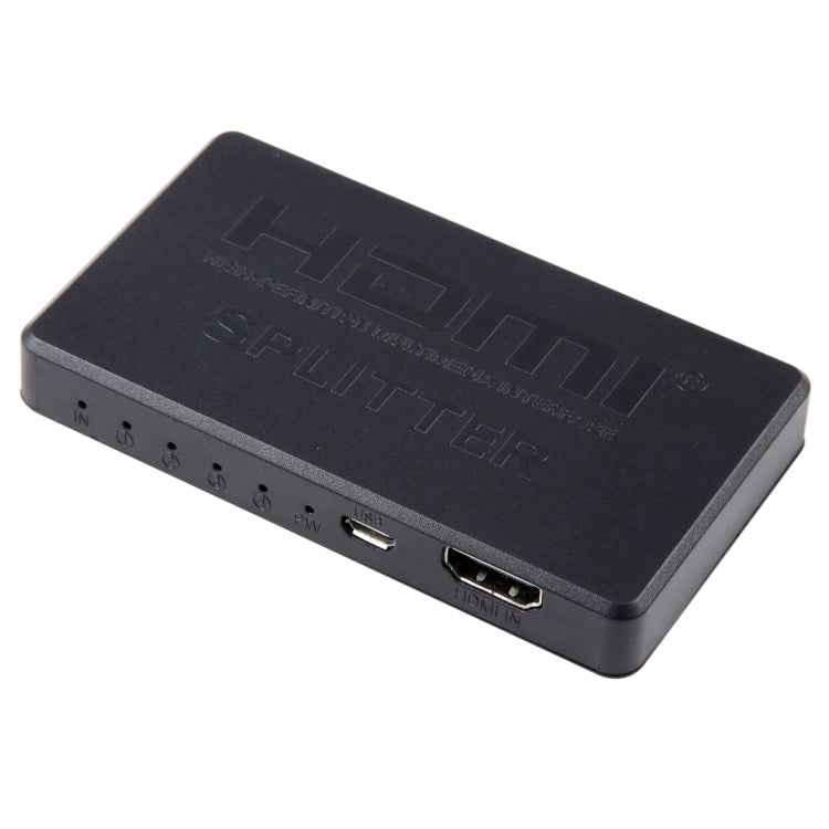 3D 4K HDMI Splitter Box, 1 Input x 4 Output, USB Power Supply