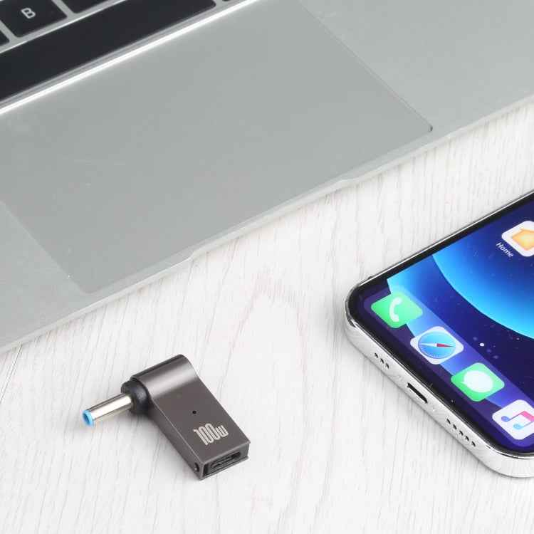 100W USB-C / Type-C Female to DC 4.5x3.0mm Male Computer Charging Adapter for HP