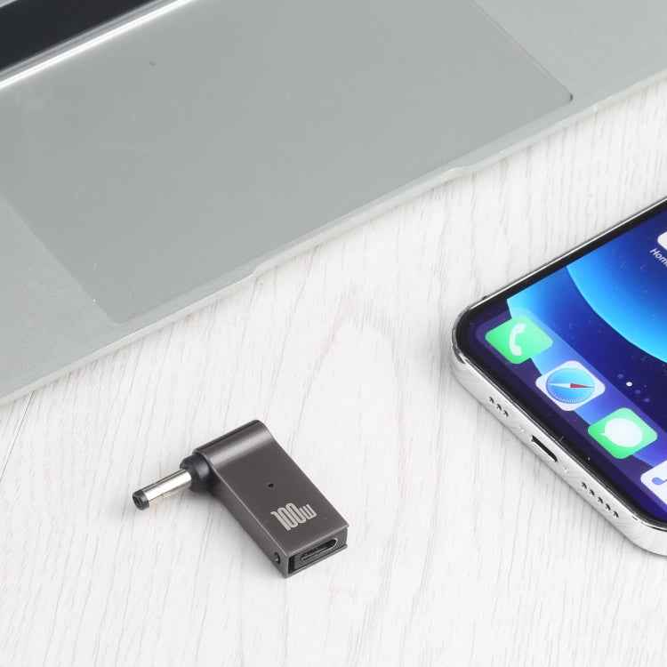100W USB-C / Type-C Female to DC 4.0x1.7mm Male Computer Charging Adapter for Lenovo, Type-C Female to DC 4.0x1.7mm Male(Black)