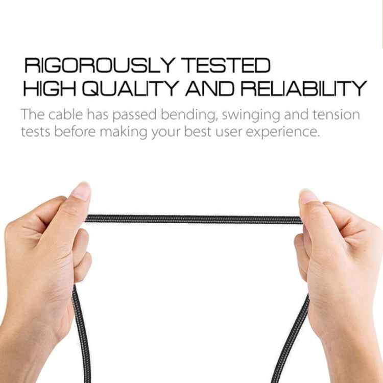 PD 100W 5.5 x 2.5mm Male Elbow to USB-C / Type-C Male Nylon Weave Power Charge Cable, Cable Length: 1.7m