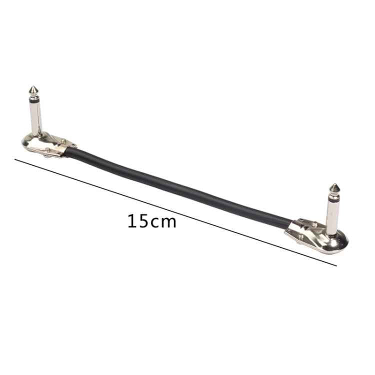 5 PCS TC095-15 6.35mm Male to Male Guitar Effector Connector Cable