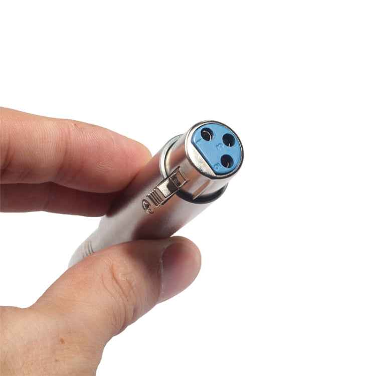 10 PCS LZ1163-1 6.35mm XRL Female to Female Audio Adapter