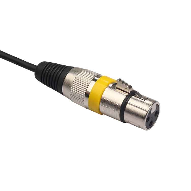 2055MFF-03 2 In1 XLR Male to Double Female Microphone Audio Cable, Length: 0.3m
