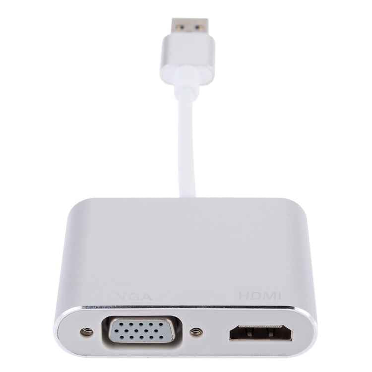 2 in 1 USB 3.0 to HDMI + VGA Adapter