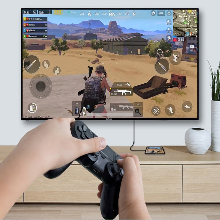 USB 2.0 + Audio Port + VGA + HDMI to USB-C / Type-C HUB Adapter, Black