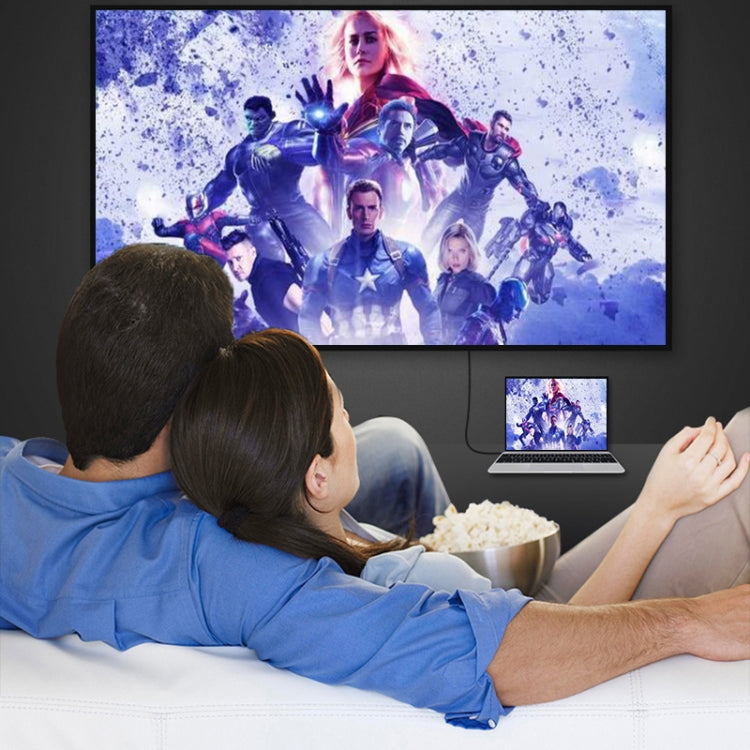 USB 2.0 + Audio Port + VGA + HDMI to USB-C / Type-C HUB Adapter, Black