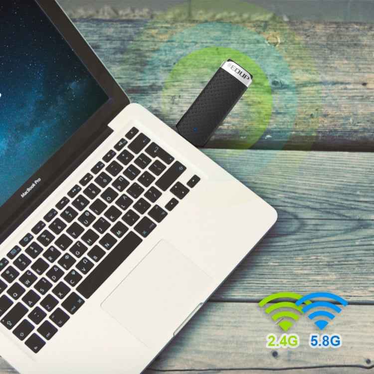 EDUP EP-AC1617 1200Mbps High Speed USB 3.0 WiFi Adapter Receiver Ethernet Adapter