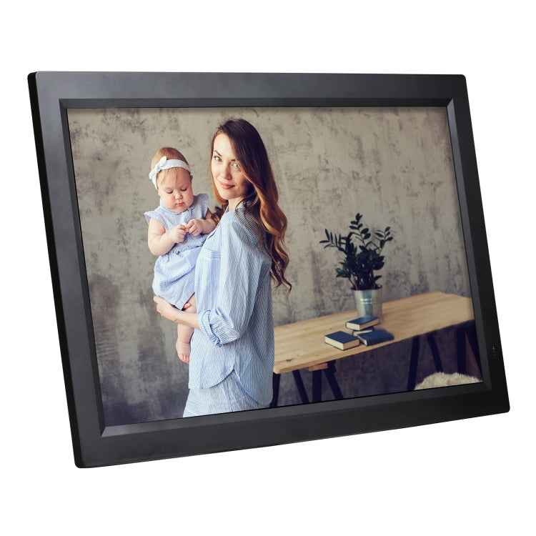 21.5 inch LED Display Digital Photo Frame with Holder & Remote Control, US Plug