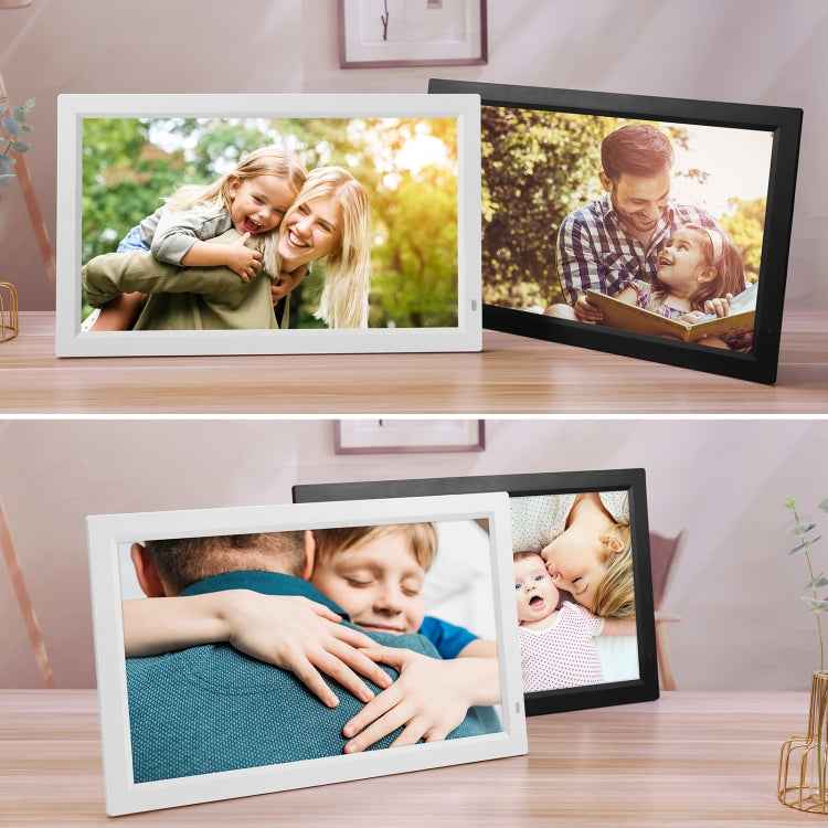 21.5 inch LED Display Digital Photo Frame with Holder & Remote Control, US Plug