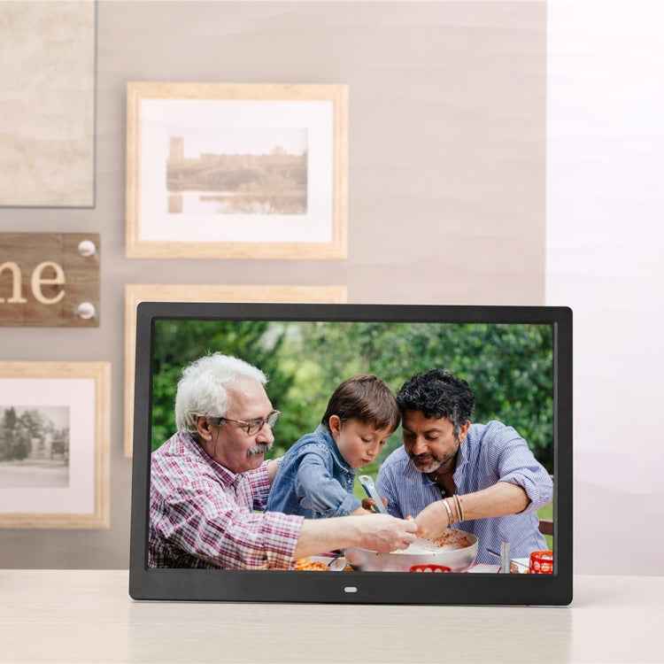 14-inch Digital Photo Frame Electronic Photo Frame Ultra-narrow Side Support 1080P Wall-mounted Advertising Machine