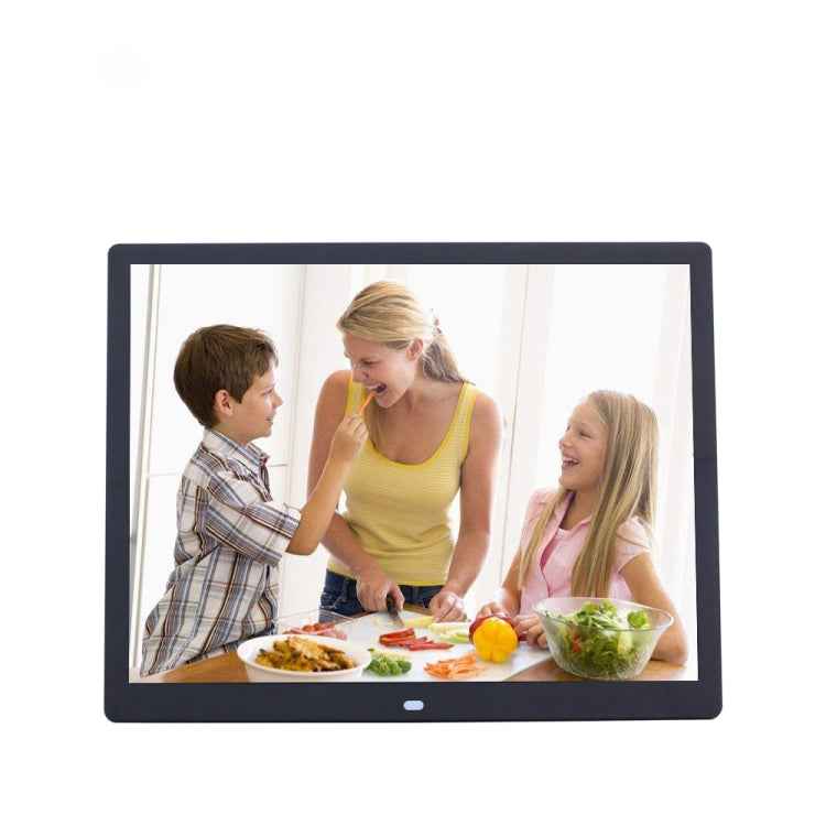15-inch Digital Photo Frame Electronic Photo Frame Ultra-narrow Side Support 1080P Wall-mounted Advertising Machine, US/EU/UK Plug