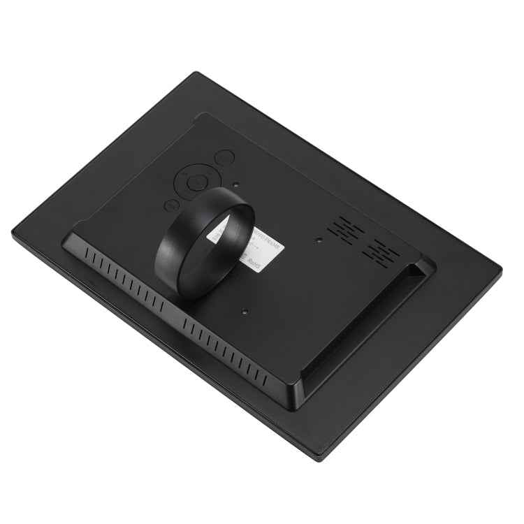 HSD1202 12.1 inch 1280x800 High Resolution Display Digital Photo Frame with Holder and Remote Control, Support SD / MMC / MS Card / USB Port, EU Plug(Silver)