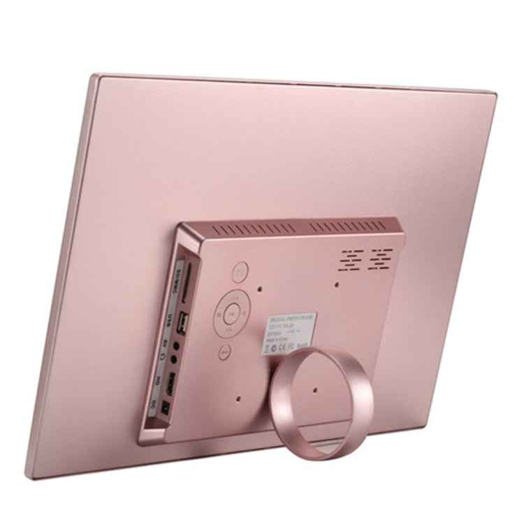 HSD1707 17 inch LED 1440X900 High Resolution Display Digital Photo Frame with Holder and Remote Control, Support SD / MMC / MS Card / USB Port, US Plug(Silver)