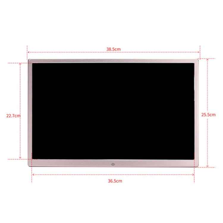 HSD1707 17 inch LED 1440X900 High Resolution Display Digital Photo Frame with Holder and Remote Control, Support SD / MMC / MS Card / USB Port, US Plug(Silver)