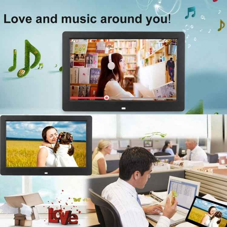 13 inch LED Display Digital Photo Frame with Holder & Remote Control, Allwinner F16, Support SD / MS / MMC Card and USB