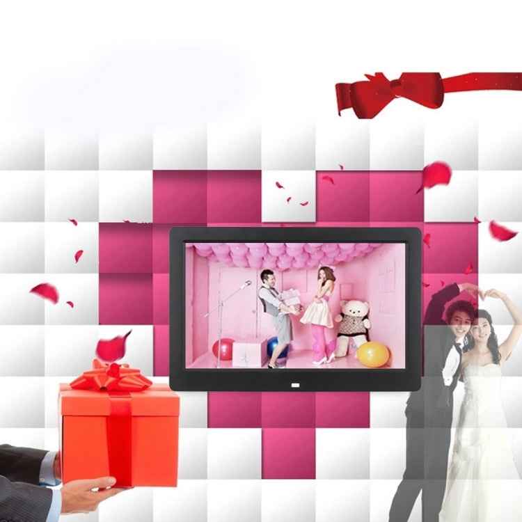 13 inch LED Display Digital Photo Frame with Holder & Remote Control, Allwinner F16, Support SD / MS / MMC Card and USB