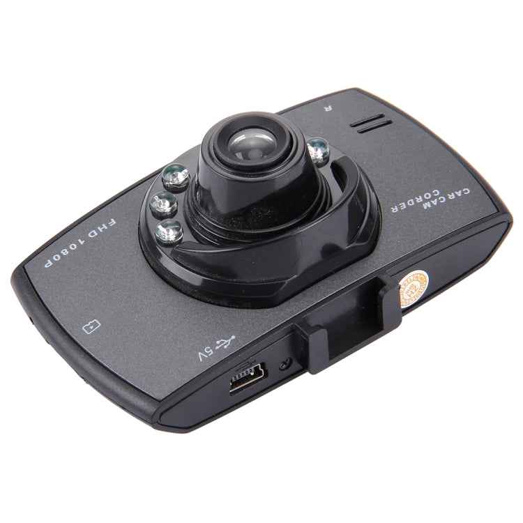 Car DVR Camera 2.7 inch LCD 480P 1.3MP Camera 120 Degree Wide Angle Viewing, Support Night Vision / Motion Detection / TF Card / G-Sensor