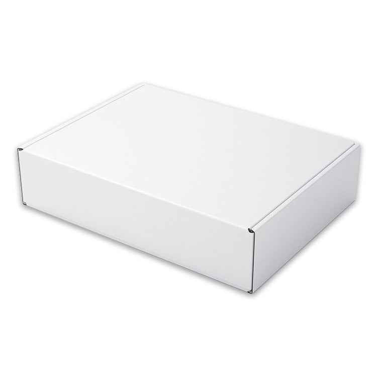 2pcs Shipping Box Clothing Packaging Box, Color: White, Size: 30x20x5cm
