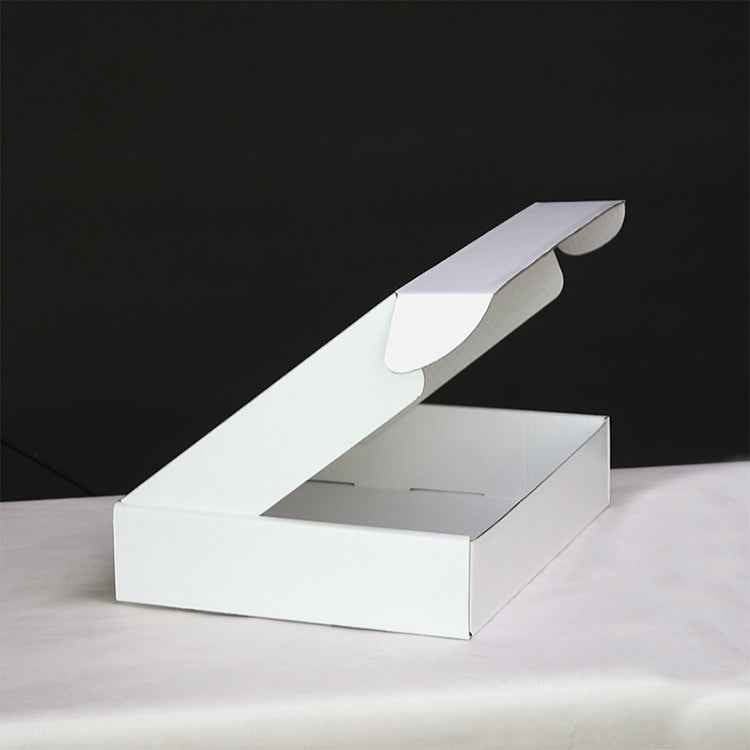 2pcs Shipping Box Clothing Packaging Box, Color: White, Size: 30x20x5cm