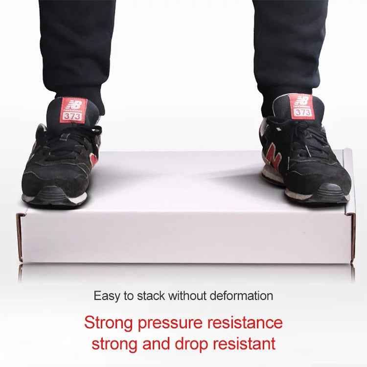 Shipping Box Clothing Packaging Box, Color: White, Size: 36x26x6cm