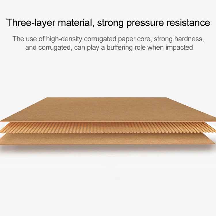 100 PCS Kraft Paper Shipping Box Packaging Box, Size: Q2, 13x8x2.5cm