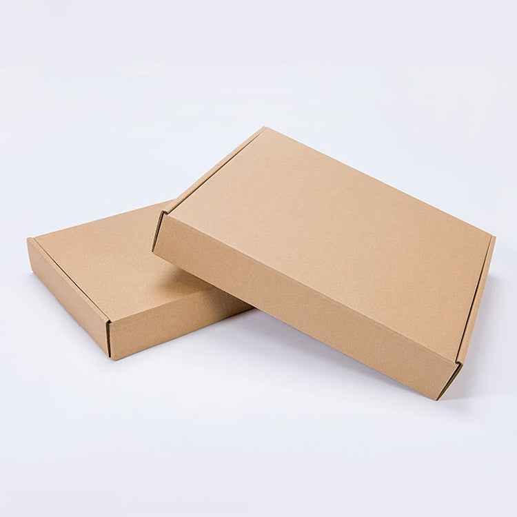 2pcs Kraft Paper Shipping Box Packaging Box, Size: T12, 36x26x6cm